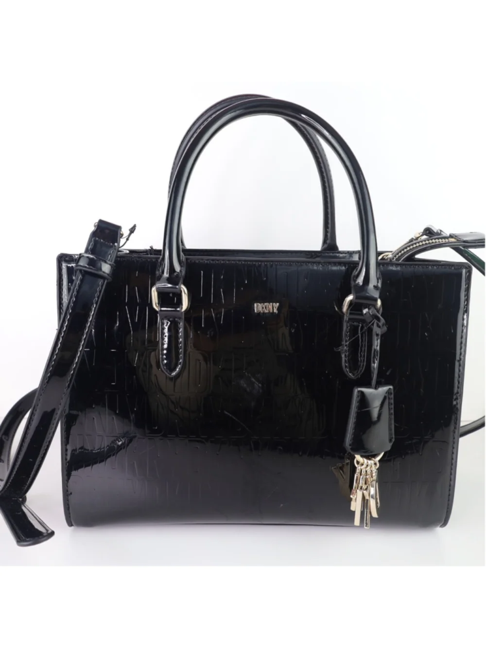 Dkny Perri Box Satchel Black